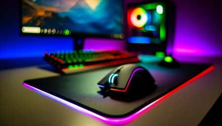 Optimise ton espace gaming avec un tapis souris LED